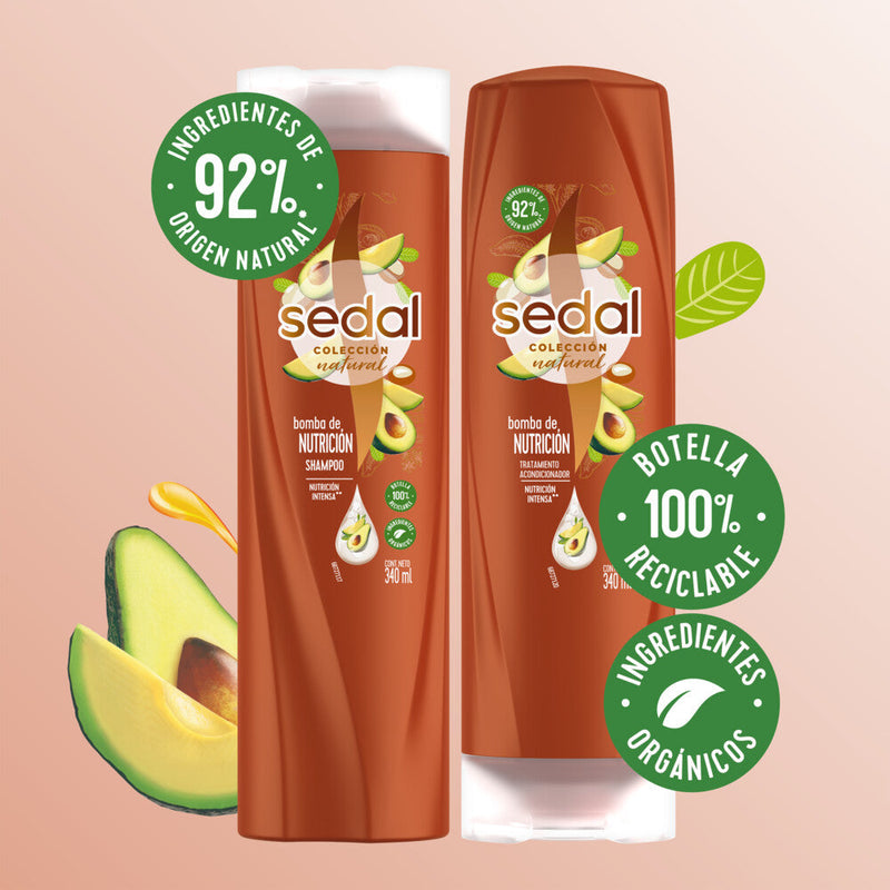 SEDAL Bomba Nutrition Conditioner: Moisturize and Nourish Hair with Natural Ingredients 340ml / 11.49fl oz
