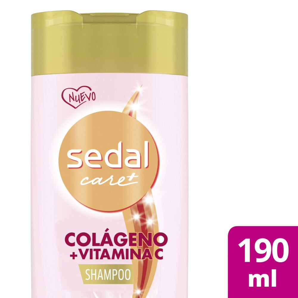 Sedal Collagen Line Shampoo + Vitamin C: Strengthen and Protect Hair with Unique Blend of Ingredients (190Ml / 6.42Fl Oz)