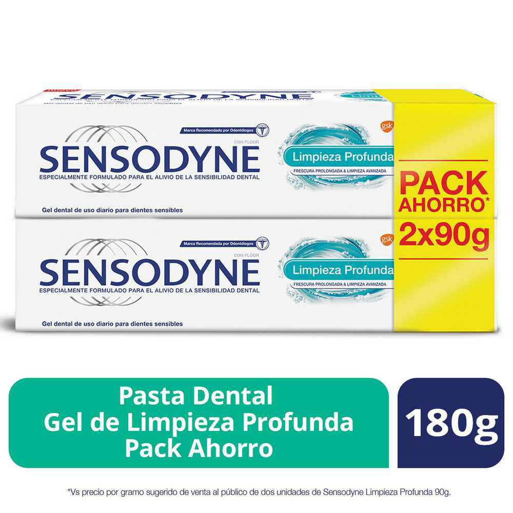 Sensodyne Deep Cleaning Dental Paste - 90g / 3.17oz (Sensitive Teeth)