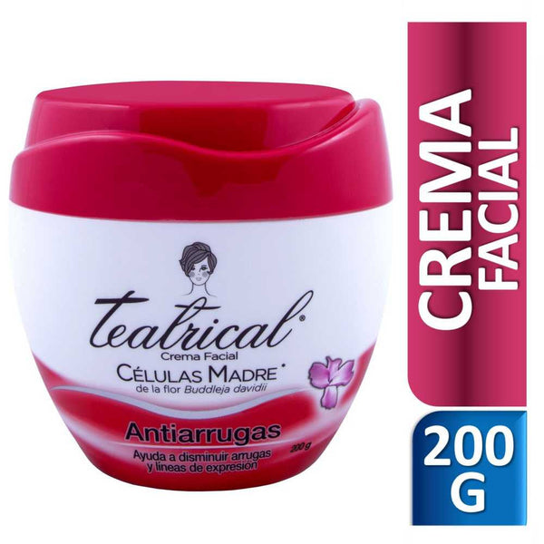 Teatrical Anti Wrinkle Facial Cream with Buddleja Davidii Stem Cells - 200G / 7.05Oz