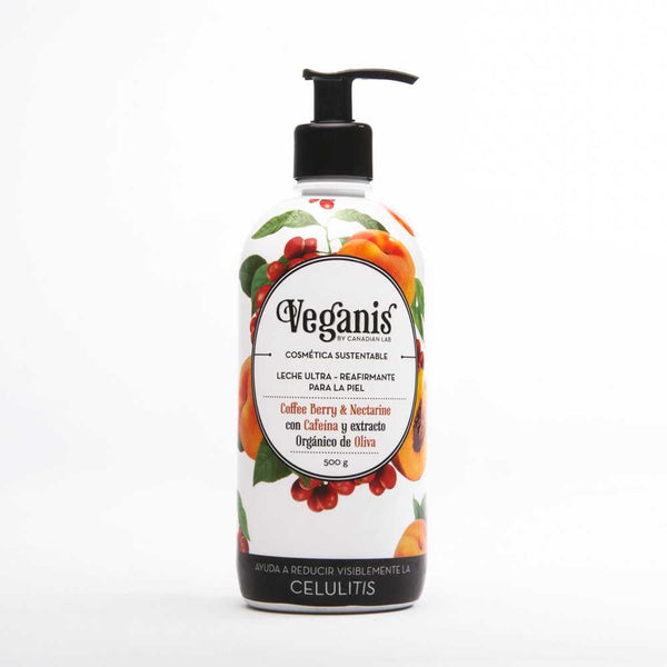 Veganis Ultra Firming Milk By Cofeeberry - Reduce Cellulite & Promote Soft Skin - 500ml / 16.90oz