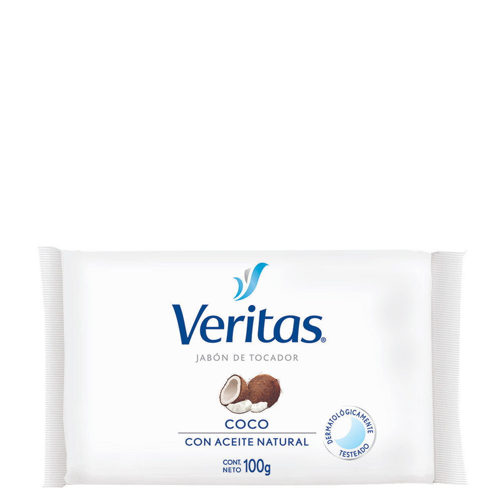 Veritas Coconut Soap (100G / 3.52Oz) - Natural & Moisturizing