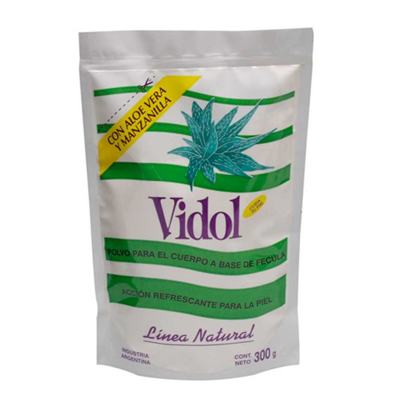Vidol Body Starch with Aloe Vera Doy Pack: Natural Hydration and Long-lasting Hold (300gr / 10.14oz)