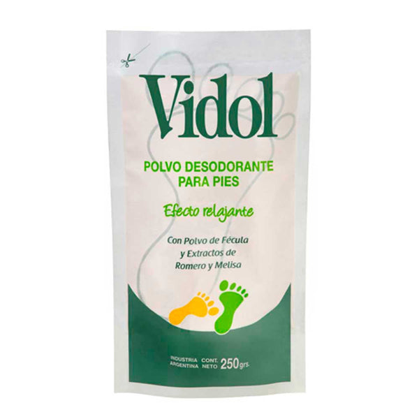 Vidol Hypoallergenic Doy Feet Starch Pack: Non-Irritating, Non-Greasy, Natural Moisturizing Foot Care