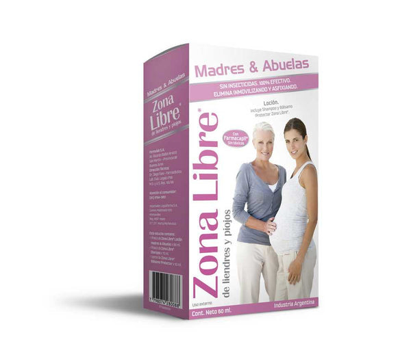 Zona Libre Mothers & Grandmothers Free Zone (Pink) ‚130ml/4.4fl Oz Hair Balm, Lotion, Shampoo ‚Paraben-Free, Cruelty-Free, Moisturizing & Nourishing