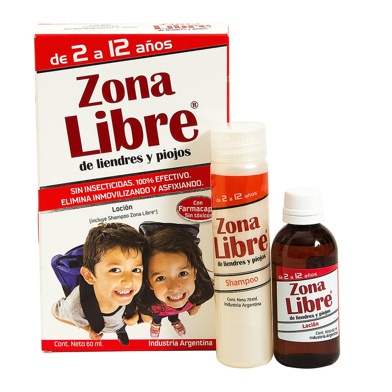 Zona Libre Shampoo + Lotion: Quick and Efficient Lice Removal with Natural Plant Extracts